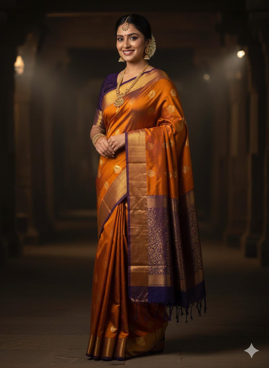 Velvet Saree